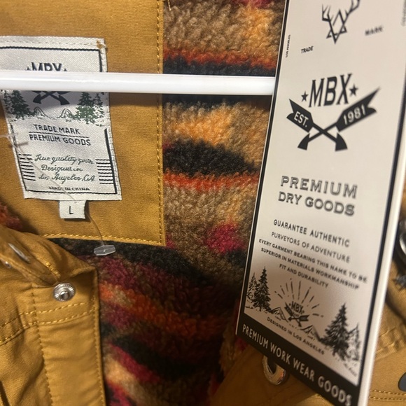 Men's Brown Shirt Jacket - Picture 3 of 5